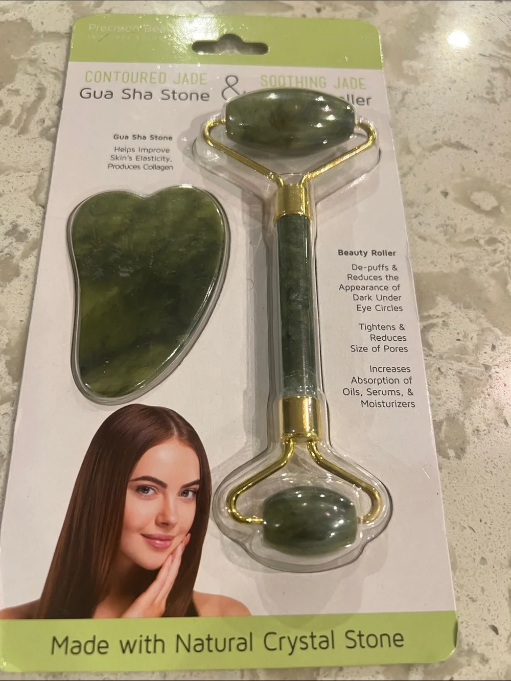Gua Sha Stone and Beauty Roller